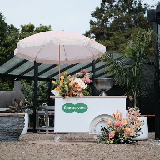 The Cartery - Specsavers event champagne cart
