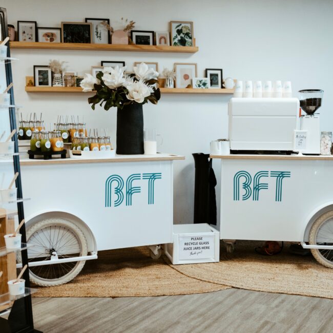 The Cartery BFT coffee event cart