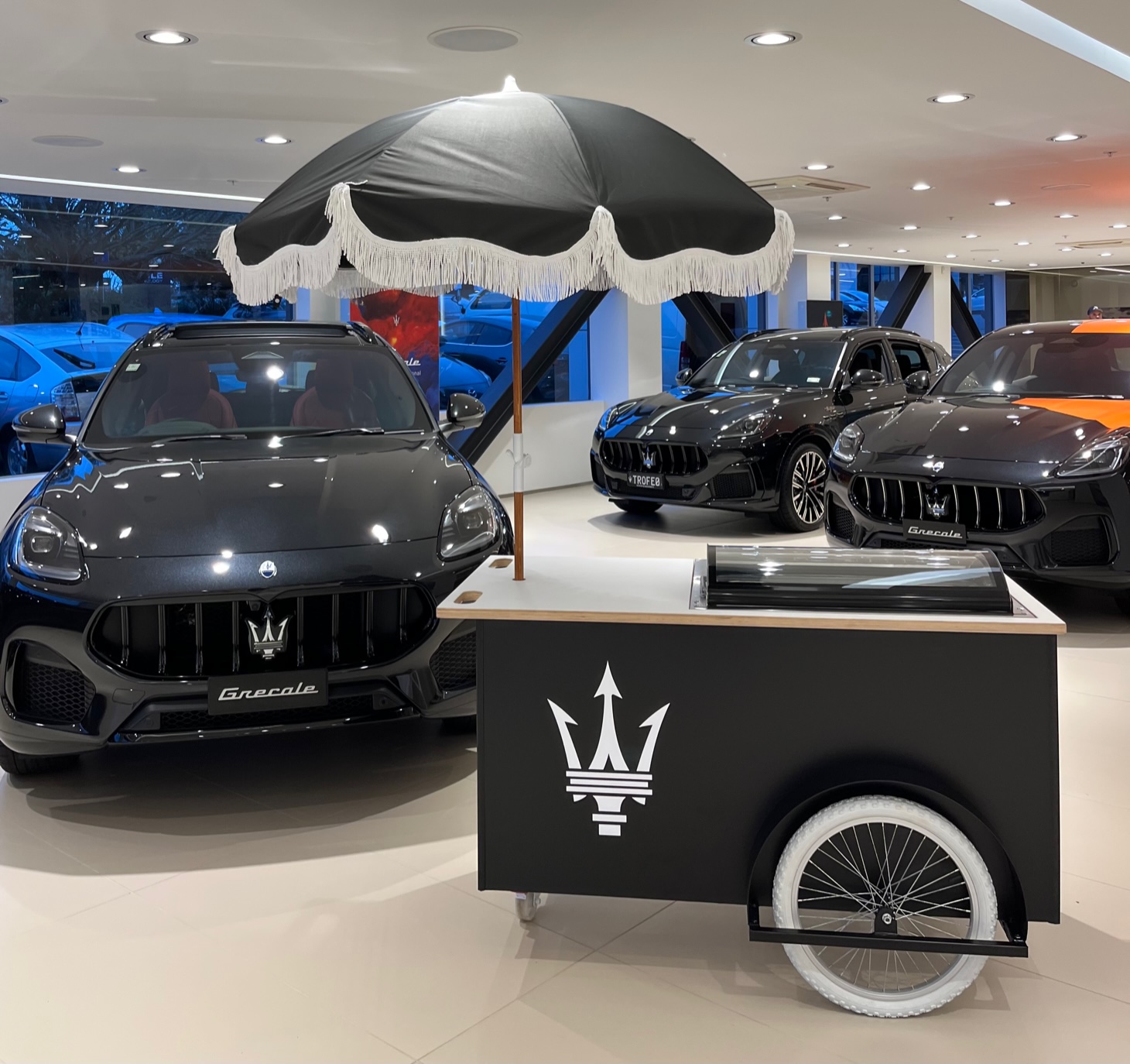 The Cartery - Maserati gelato cart
