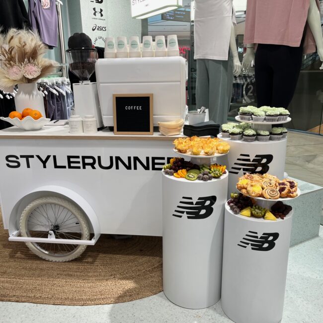 The Cartery coffee event cart for Stylerunner