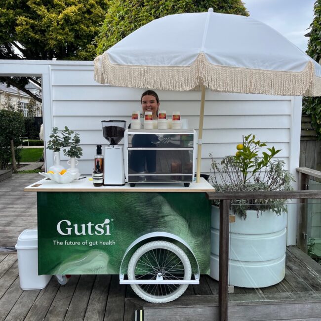 The Cartery coffee event cart for Gutsi