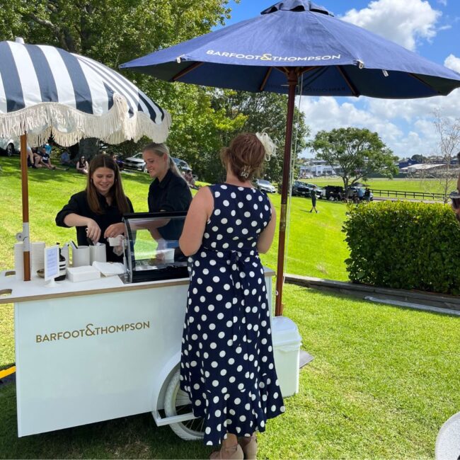 The Cartery gelato ice cream event cart Auckland