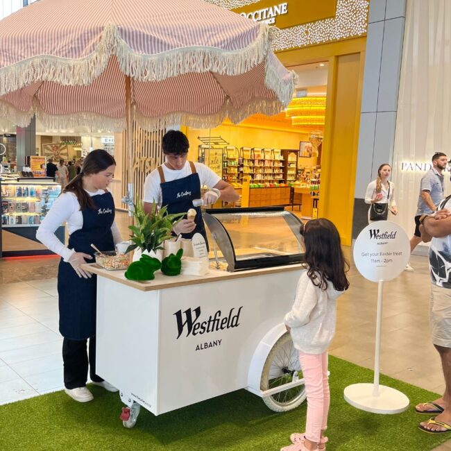 The Cartery serves up gelato and ice cream from its premium branded event carts in Auckland